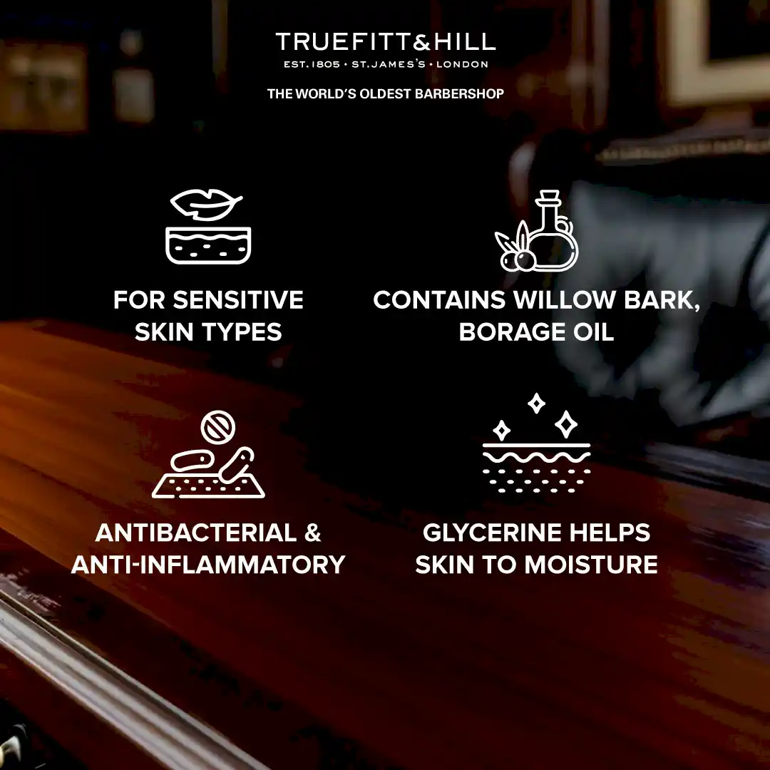 Truefitt & Hill Authentic No.10 Sensitive Shaving Gel for Men 125gm