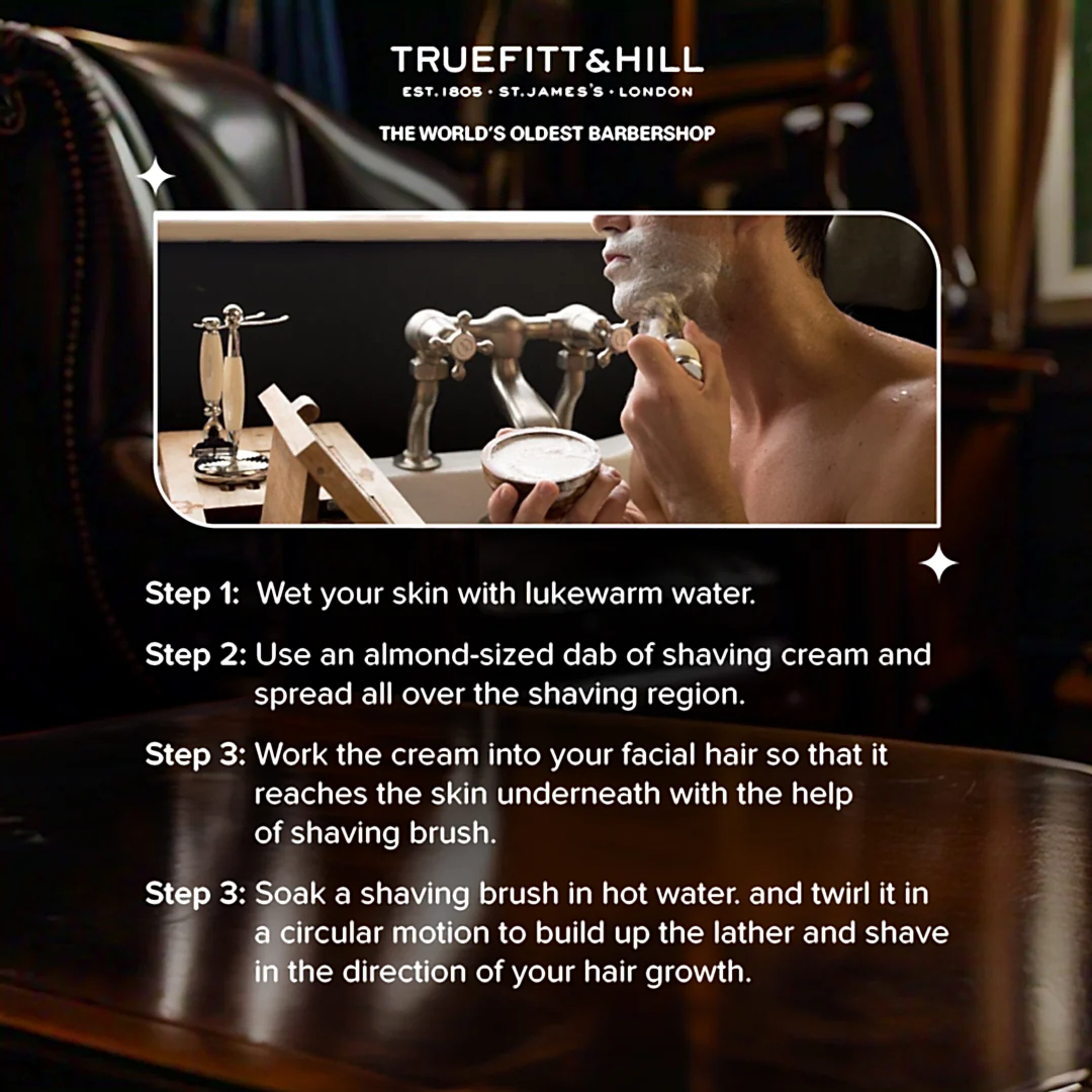 Truefitt & Hill Authentic No.10 Sensitive Shaving Gel for Men 125gm