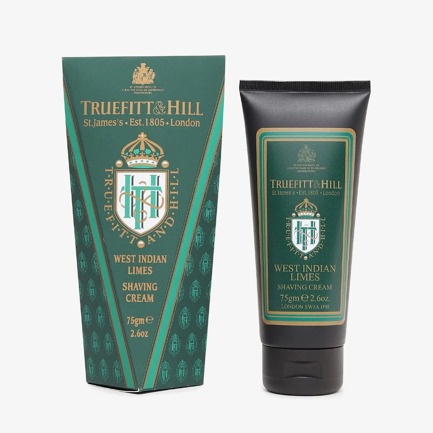 Truefitt & Hill West Indian Limes Shaving Cream Tube for Men 75gm