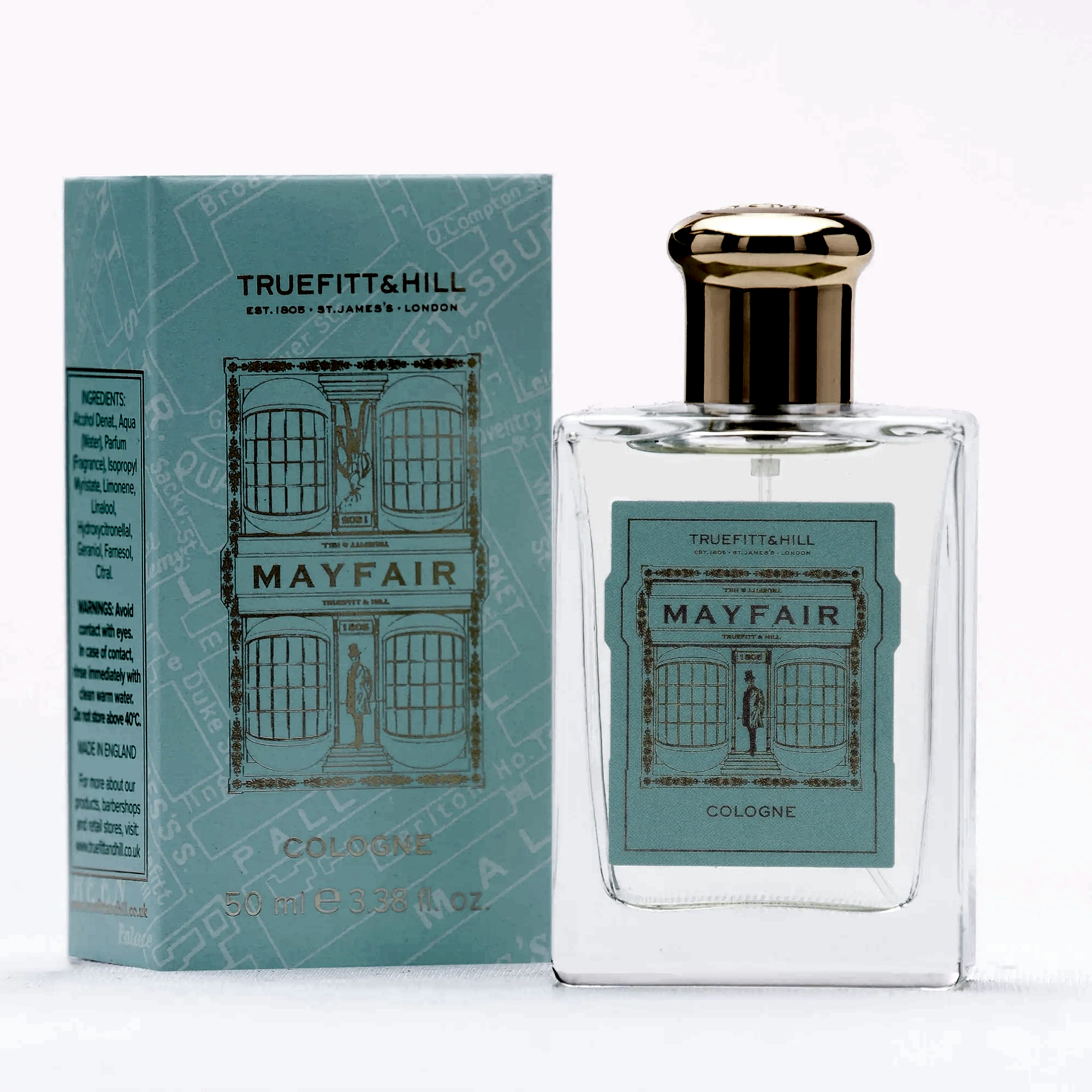 Truefitt & Hill Mayfair Cologne 50ml | Men's  Cologne | Citric & Fresh