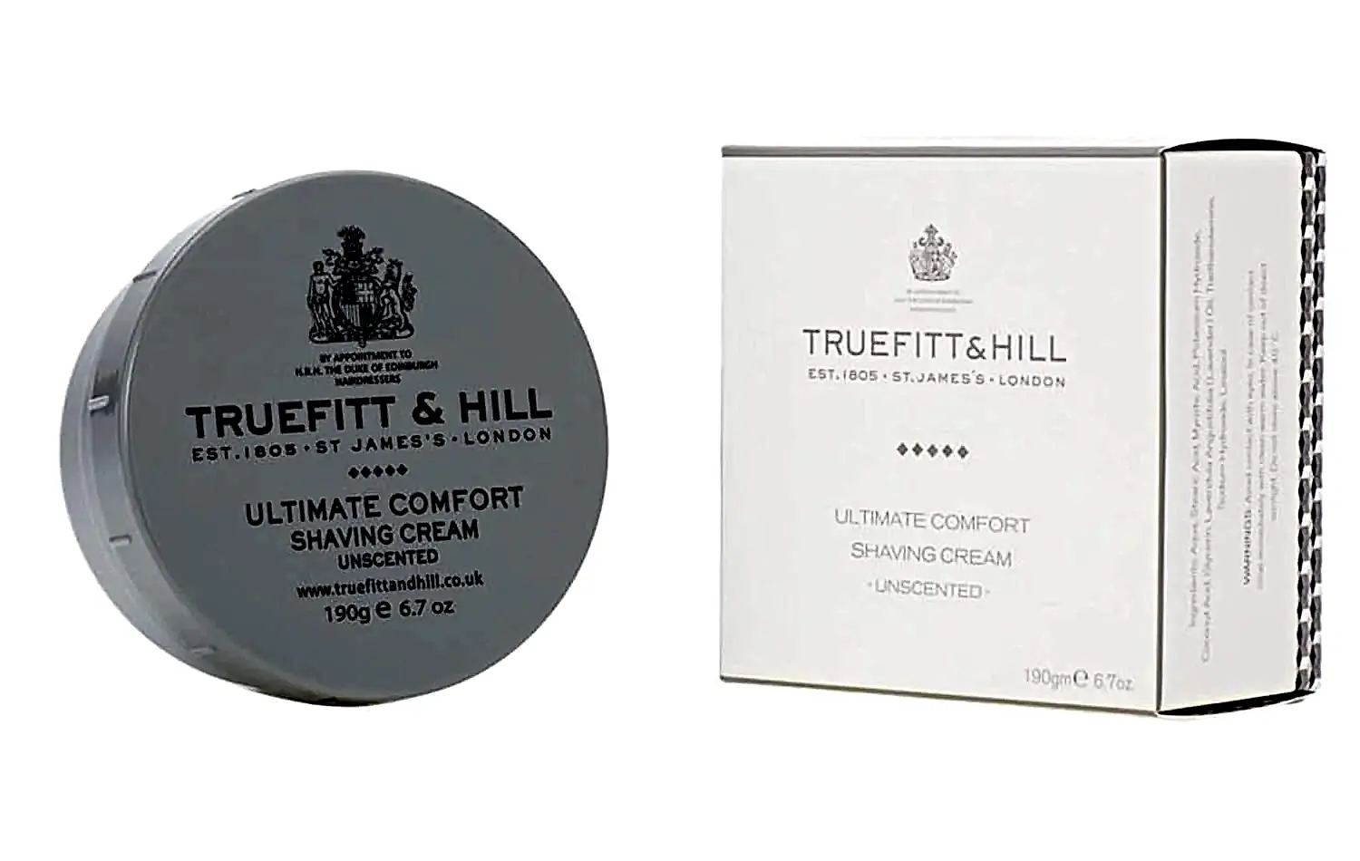 Truefitt & Hill Ultimate Comfort Shaving Cream for Men 190gm