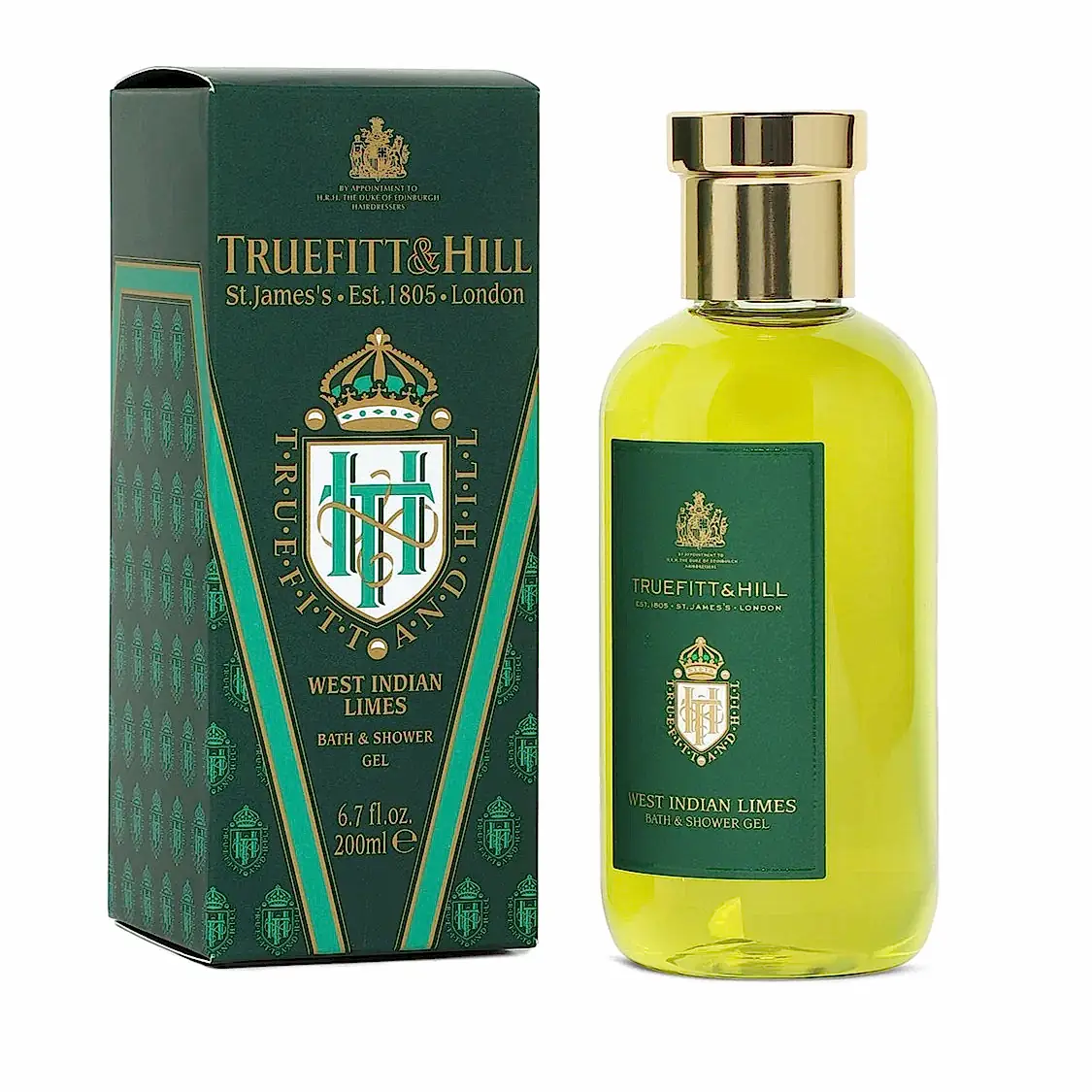 Truefitt & Hill West Indian Limes Men's Bath & Shower Gel 200ml